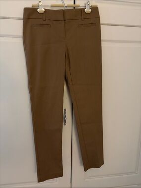 Van Heusen Slim Fit Brown Stretch Pants